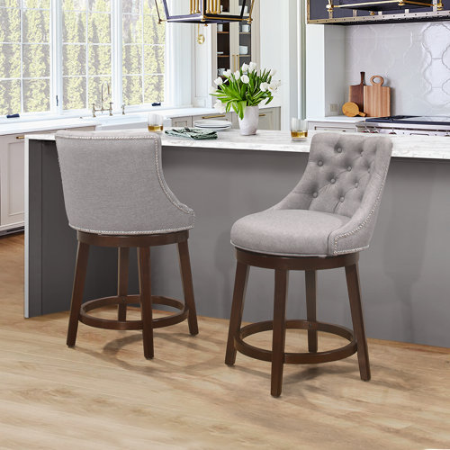 Three Posts™ Papillion Swivel Counter & Bar Stool & Reviews Wayfair